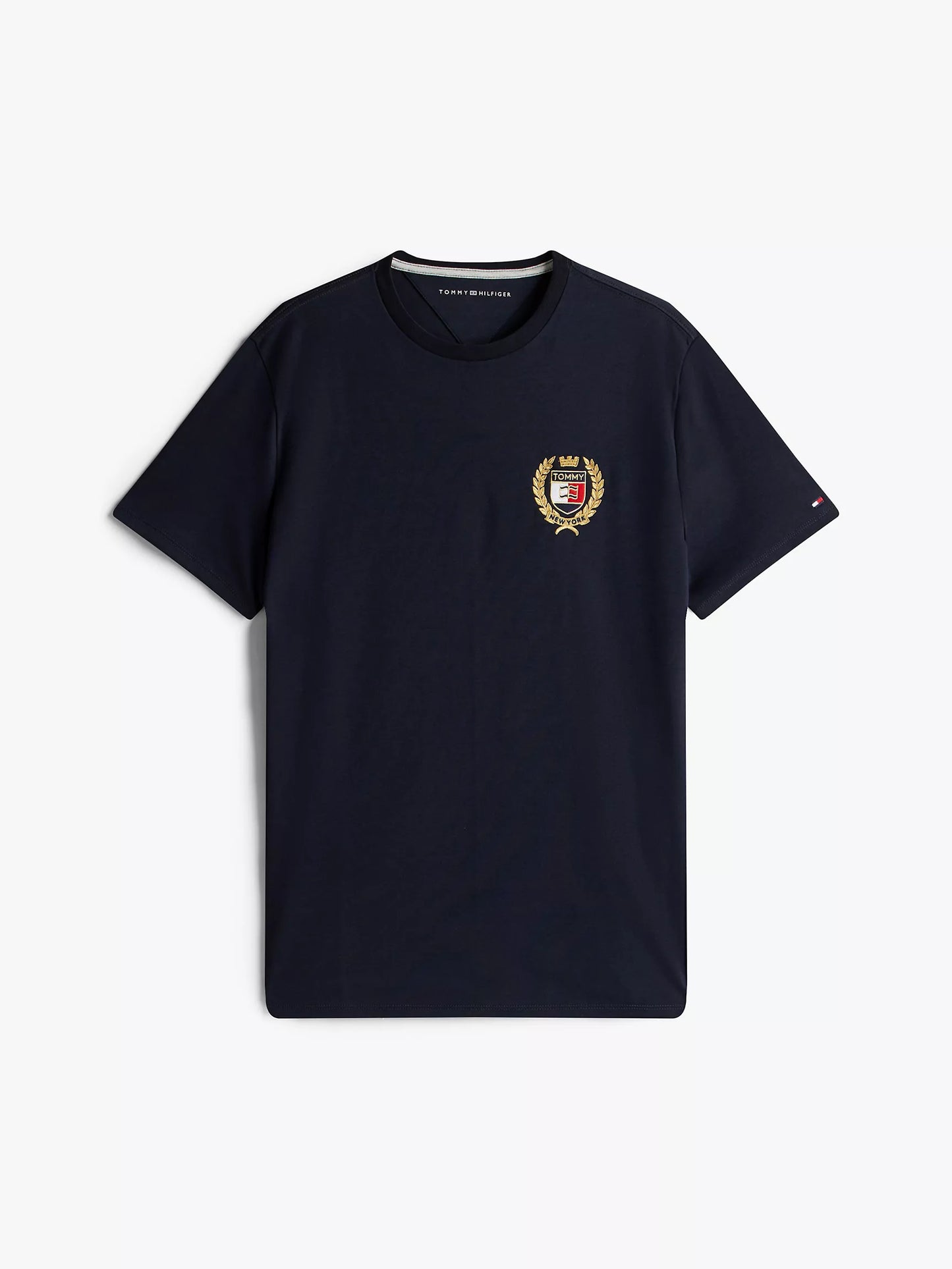 T-shirt en coton interlock à logo feuille de laurier