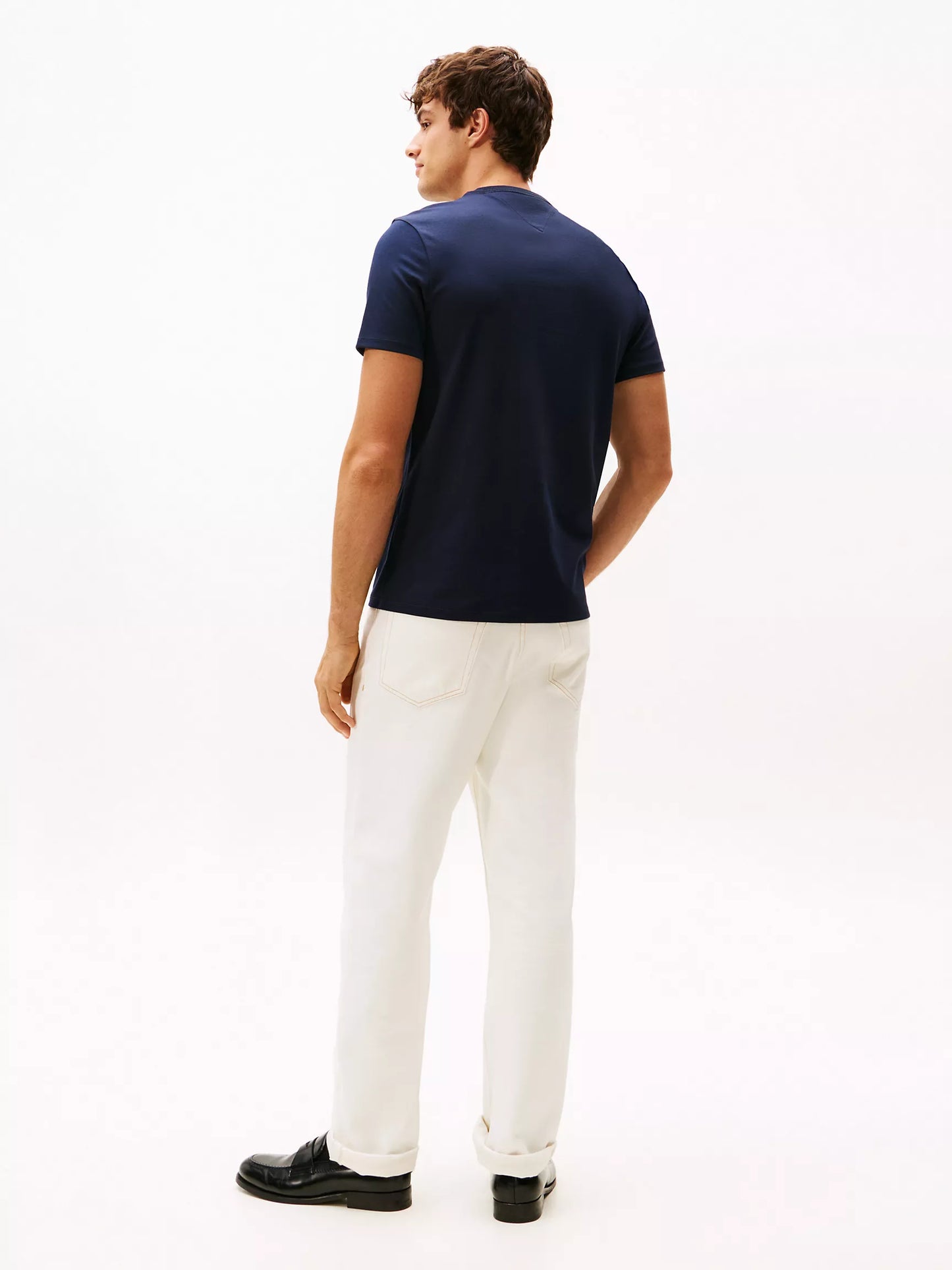 T-shirt en coton interlock à logo feuille de laurier