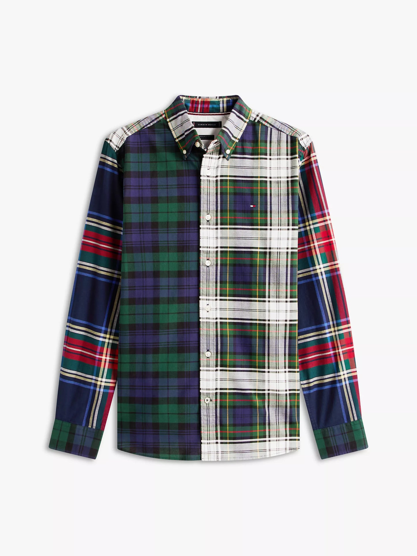 Chemise Oxford stretch à carreaux – Coupe Regular