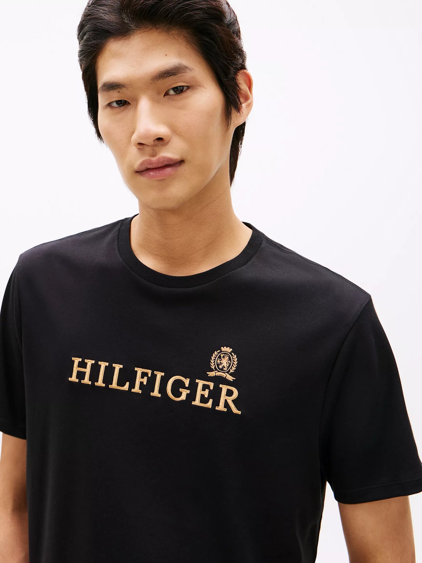 T-shirt logo Hilfiger en coton interlock
