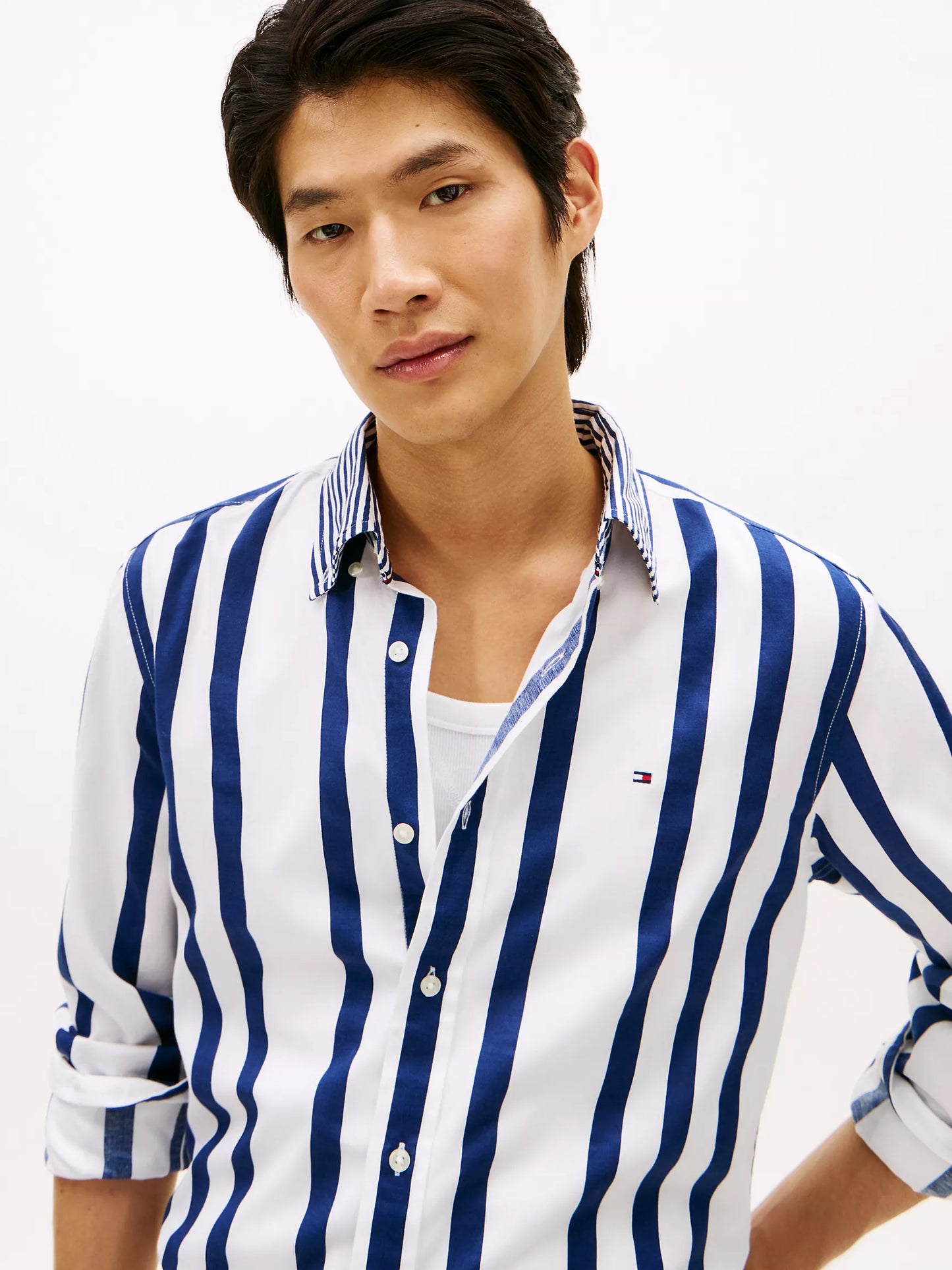 Chemise à rayures coupe Regular Fit