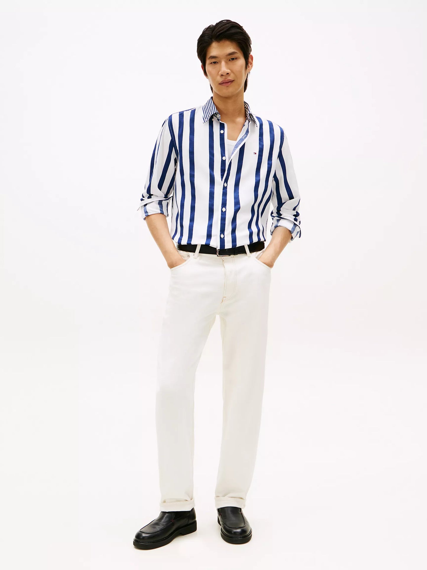 Chemise à rayures coupe Regular Fit