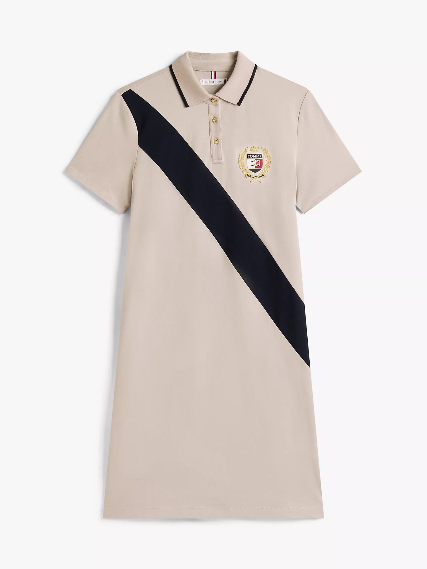 Robe polo à rayures Banner