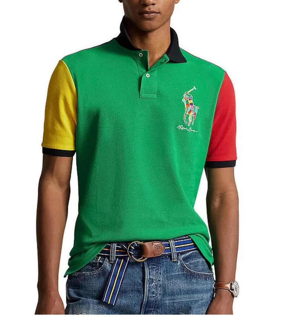 Polo en maille Custom Slim Fit Big Pony