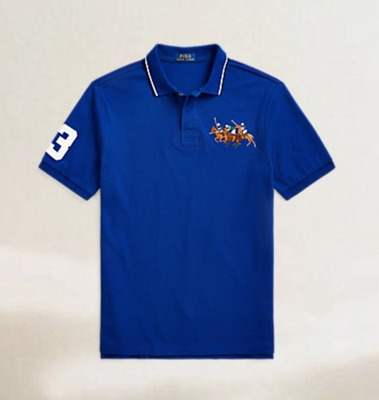 Polo  coupe slim personnalisée à triple poney  Cruise