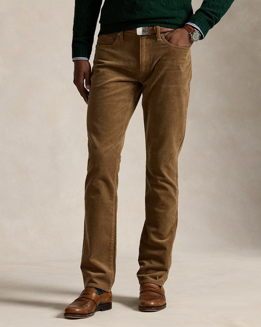 Pantalon Varick Slim Straight en Velours Côtelé