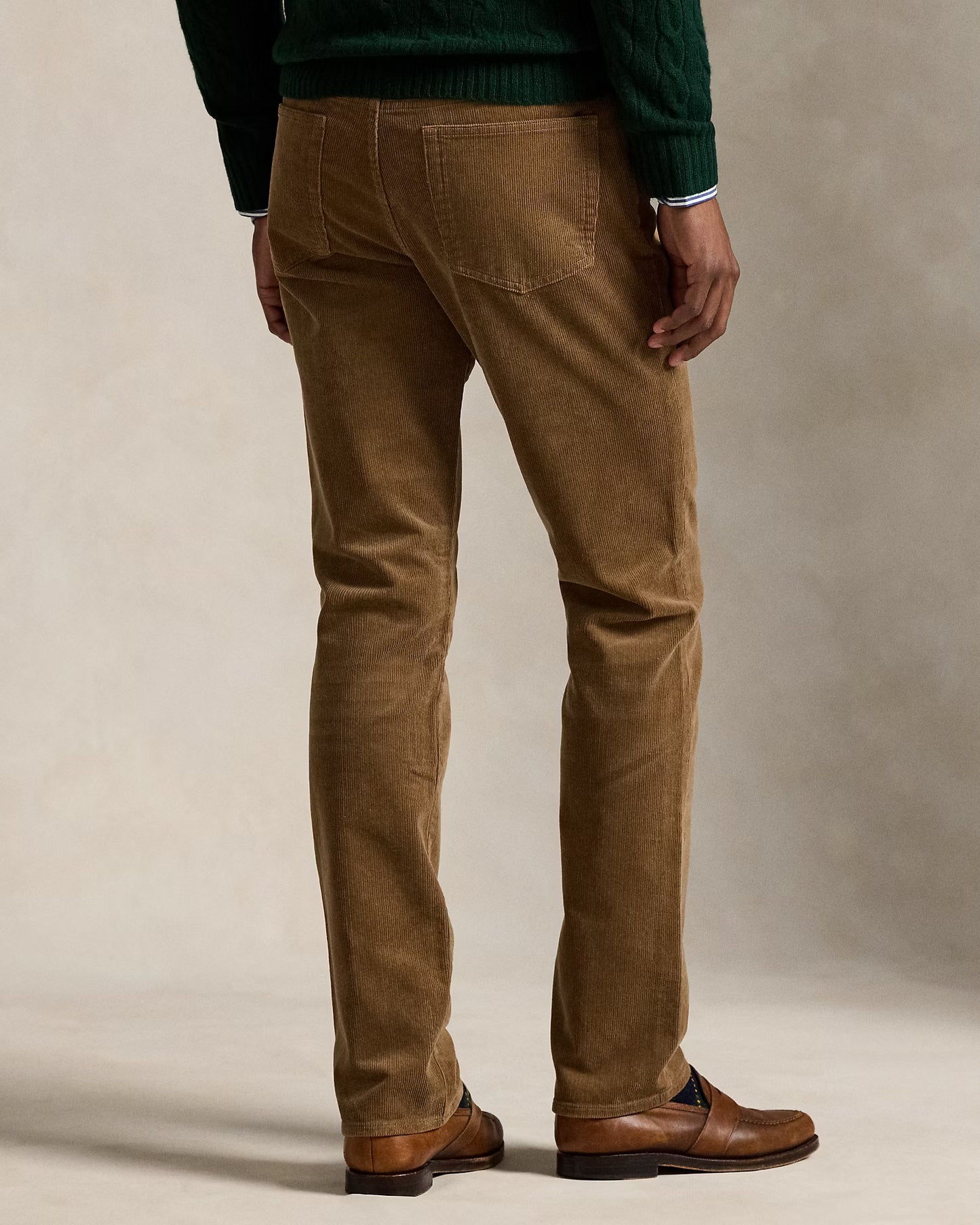 Pantalon Varick Slim Straight en Velours Côtelé