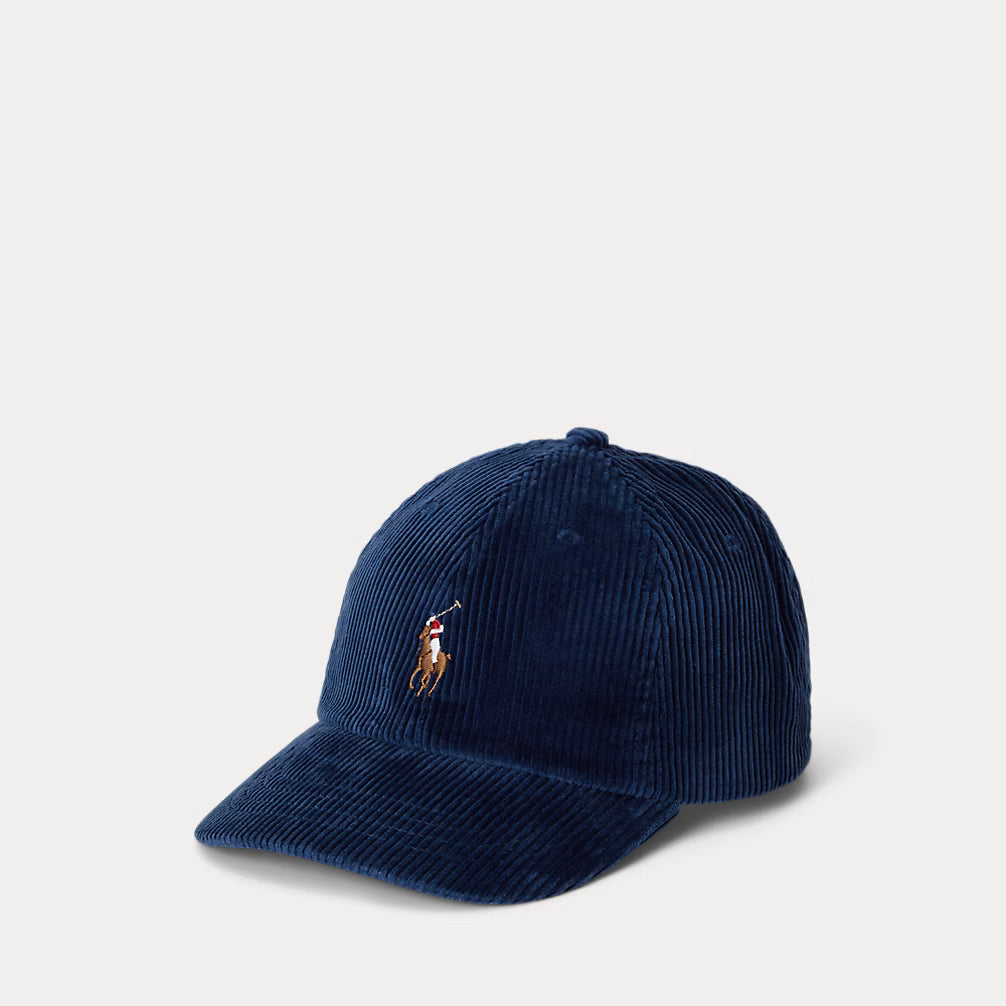 Casquette en velours côtelé