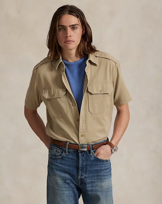 Chemise de travail en twill