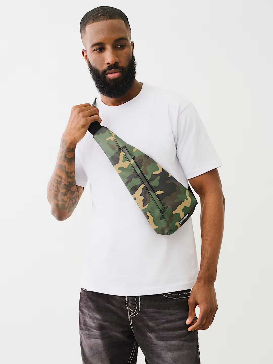 Sac bandoulière imprimé  camouflage