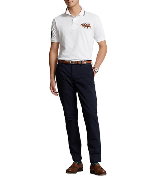 Polo  coupe slim personnalisée à triple poney  Cruise